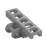 Technic Link Tread with Beveled Edge (Light Bluish Gray)