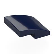 Brick Curved 2 x 2 x 2/3 (Dark Blue)