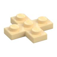Plate 3 x 3 Cross (Tan)