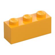 Brick 1 x 3 (Bright Light Orange)