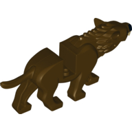 Creature Body Part, Warg Body with Black Nose Print (Dark Brown)