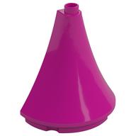 Duplo Building Roof Spire Half 4.5 x 2 x 4 (Magenta)