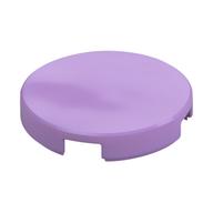 Tile Round 2 x 2 with Bottom Stud Holder (Medium Lavender)