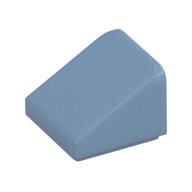 Brick Sloped 30° 1 x 1 x 2/3 (Cheese Slope) (Sand Blue)