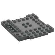 Plate Special 8 x 9 x 2/3 with 1 x 4 Recessed (Dark Bluish Gray)