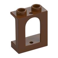 Window 1 x 2 x 2 Castle (Reddish Brown)