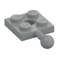 Plate Special 2 x 2 with Towball and Hole (Light Bluish Gray)