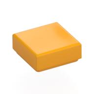 Tile 1 x 1 with Groove (Bright Light Orange)