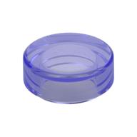 Tile Round 1 x 1 (Trans-Purple)