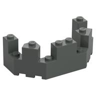 Castle Turret Top 4 x 8 x 2 1/3 (Dark Gray)