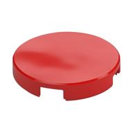Tile Round 2 x 2 with Bottom Stud Holder (Red)