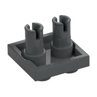 Plate Special 2 x 2 with 2 Pins (Dark Bluish Gray)