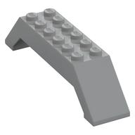 Brick Sloped 45° 10 x 2 x 2 Double (Light Bluish Gray)