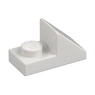 Brick Sloped 45° 2 x 1 with 2/3 Cutout [New Version] (White)