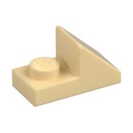 Brick Sloped 45° 2 x 1 with 2/3 Cutout [New Version] (Tan)