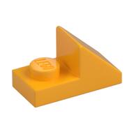 Brick Sloped 45° 2 x 1 with 2/3 Cutout [New Version] (Bright Light Orange)