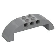 Brick Curved 2 x 8 x 2 Double (Light Bluish Gray)