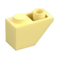 Brick Sloped Inverted 45° 2 x 1 (Bright Light Yellow)