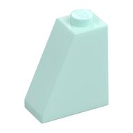 Brick Sloped 65° 2 x 1 x 2 (Light Aqua)