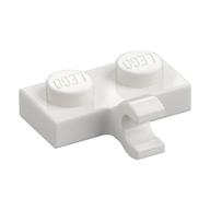 Plate Special 1 x 2 with Clip Horizontal on Side (White)