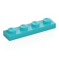 Plate 1 x 4 (Medium Azure)