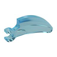 Creature Body Part, Barb Large (Claw, Talon) with Clip (Trans-Light Blue)