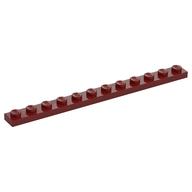 Plate 1 x 12 (Dark Red)
