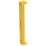 Support 2 x 2 x 13 with 5 Pin Holes (Yellow)