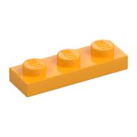 Plate 1 x 3 (Bright Light Orange)