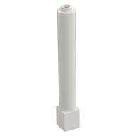 Support Round 1 x 1 x 6 Solid Pillar (White)