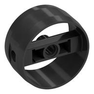 Technic Cylinder 4 x 4 with Pin Holes and Centre Bar, Closed Sides on Bar (Pearl Titanium)