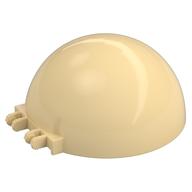 Windscreen 8 x 8 x 3 Dome with Dual 2 Fingers - 7 Teeth (Tan)