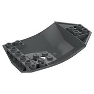 Brick Wedged, Curved Inverted 8 x 6 x 2 Cockpit (Dark Bluish Gray)