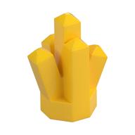 Rock 1 x 1 Crystal 5 Point (Yellow)