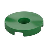Tile Special Round 2 x 2 with Hole (Green)