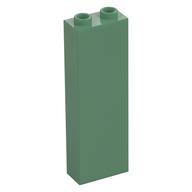Brick 1 x 2 x 5 with Hollow Studs (Sand Green)