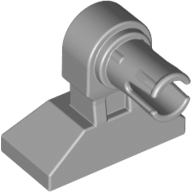 Leg Mechanical, Droid with Technic Pin - Short [Long Indent] (Light Bluish Gray)