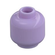 Minifig Head [Plain] [Hollow Stud] (Lavender)