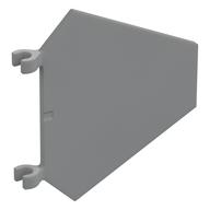 Flag 5 x 6 Hexagonal with U Clips (Light Bluish Gray)