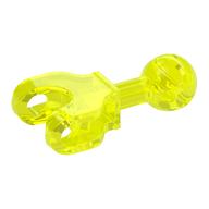 Large Figure Skeletal, Limb, 4L with Ball Joint on Axle and Ball Socket (Trans-Neon Green)