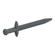 Weapon Sword / Greatsword Pointed with Thick Crossguard (Flat Silver)