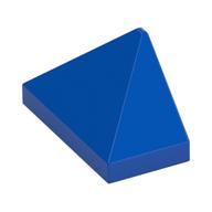 Brick Sloped 45° 2 x 1 Triple with Inside Stud Holder (Blue)