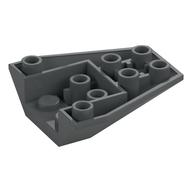 Brick Wedged, Sloped Inverted 4 x 4 Triple [4 Connections between Front Studs] (Dark Bluish Gray)