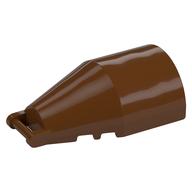 Windscreen 7 x 4 x 2 Round with Handle (Reddish Brown)