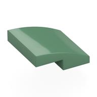 Brick Curved 2 x 2 x 2/3 (Sand Green)