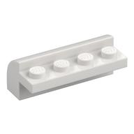 Brick Curved 2 x 4 x 1 1/3 (White)