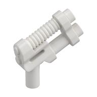 Weapon Gun / Pistol Two Barrel, 10 Ribs (White)