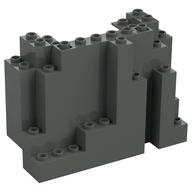 Rock Panel Rectangular 4 x 10 x 6 (Dark Gray)