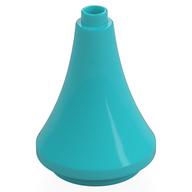 Duplo Building Roof Spire 3 x 3 x 3 (Medium Azure)
