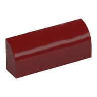 Brick Curved 1 x 4 x 1 1/3 No Studs (Dark Red)